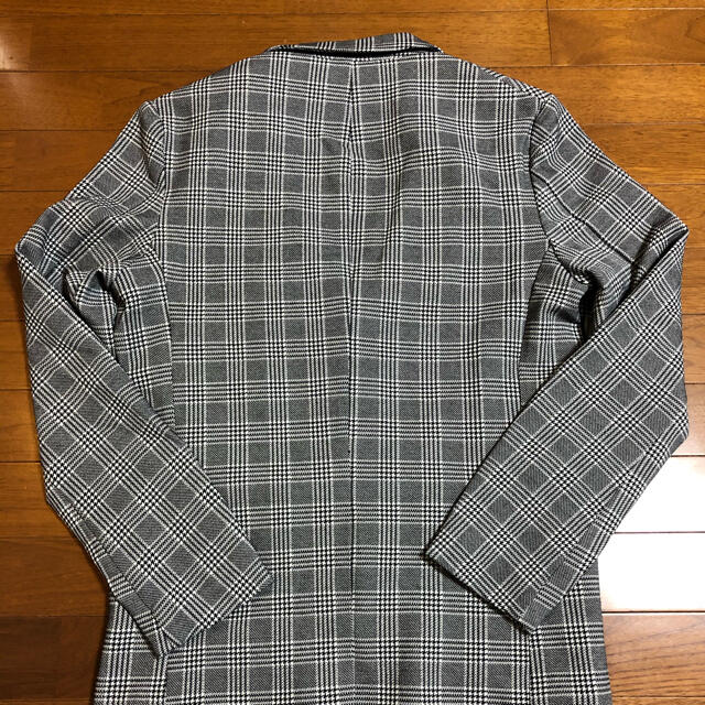 AZUL by moussy(アズールバイマウジー)のCHECK PATTERN KNIT JACKET/チェックニットジャケット メンズのジャケット/アウター(テーラードジャケット)の商品写真