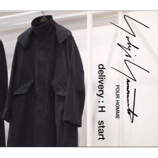 ヨウジヤマモト(Yohji Yamamoto)の売り切り！Yohji Yamamoto 19AW ファスナー モッズコート (モッズコート)