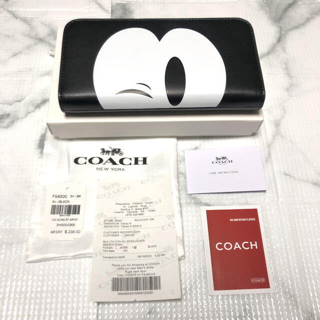 COACH(コーチ)の【新品未使用】COACH コーチ　ディズニーコラボ　ミッキー　長財布　レディース レディースのファッション小物(財布)の商品写真