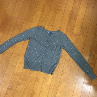 ギャップキッズ(GAP Kids)のGAP☆グレーカーディガン♪サイズ140☆超美品(カーディガン)