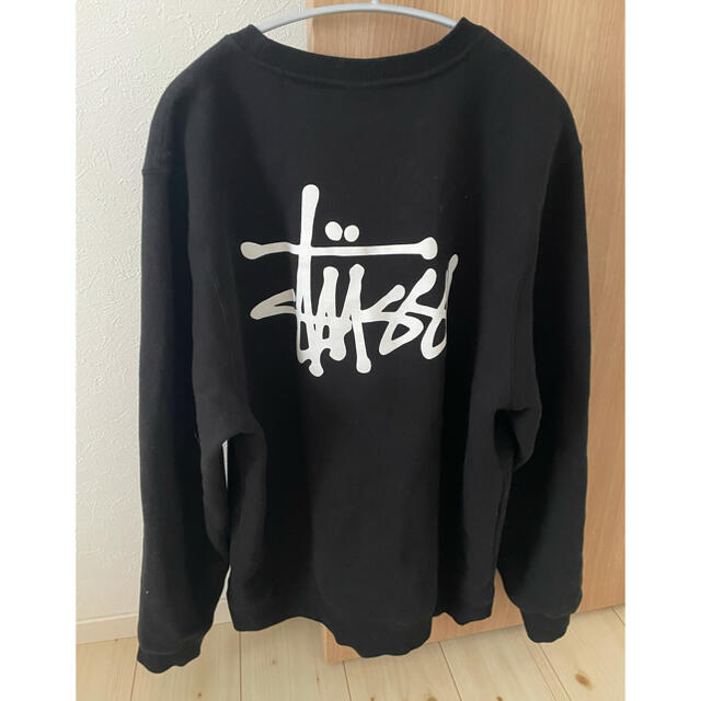 STUSSY(ステューシー)の【デカロゴ】ステューシー☆スウェット トレーナー ワンポイントロゴ入り 人気定番 メンズのトップス(スウェット)の商品写真