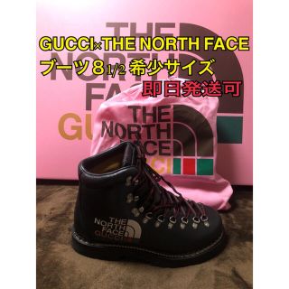 グッチ(Gucci)のグッチ ノースフェイス ブーツ希少81/2 GUCCI NorthFace即完売(ブーツ)