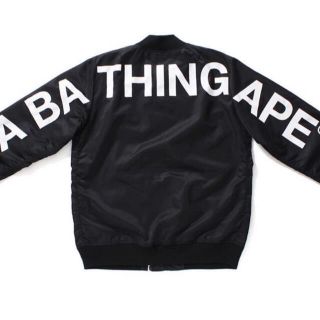 アベイシングエイプ(A BATHING APE)のBAPE  LIGHT WEIGHT MA-1 JACKET(S)(フライトジャケット)