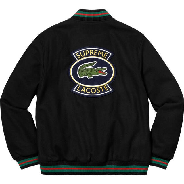 Supreme × LACOSTE Wool Varsity Jacket