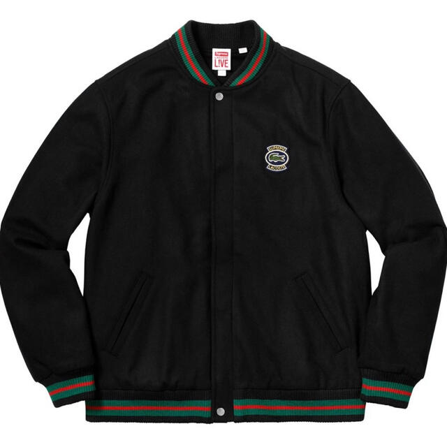 直販入荷 Supreme × LACOSTE Wool Varsity Jacket スタジャン