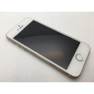 アップル(Apple)のau iPhone5s A1453 ゴールド 16GB◆美品◆45(スマートフォン本体)