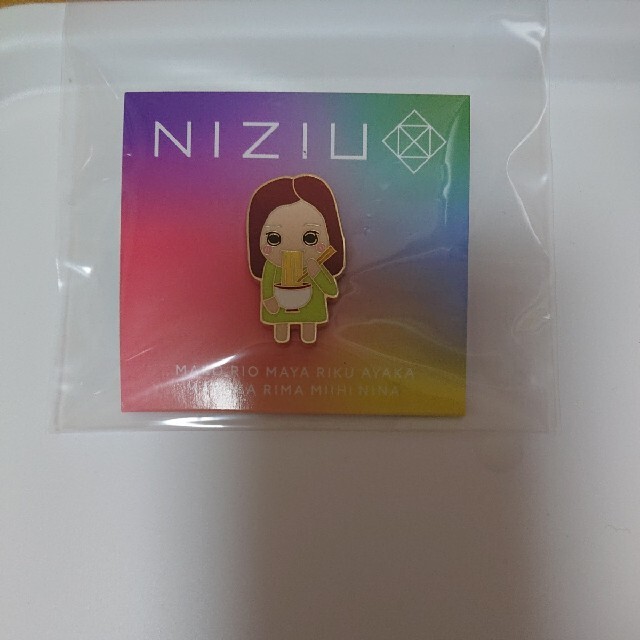 Niziu ニジュー リマちゃん ピンバッチ 外袋なし