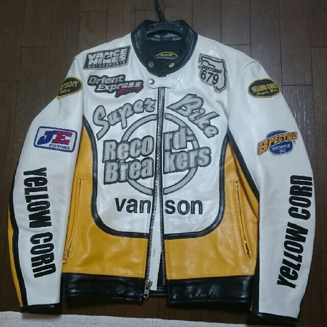 ライダースジャケットイエローコーン  vanson レザージャケット