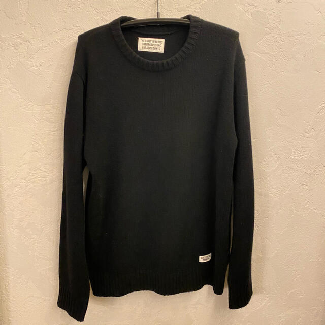 ワコマリア　希少 XL wackomaria crewneck sweaterメンズ