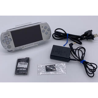 プレイステーションポータブル(PlayStation Portable)のPSP「プレイステーション・ポータブル」 シルバー (PSP-3000MS)(家庭用ゲーム機本体)