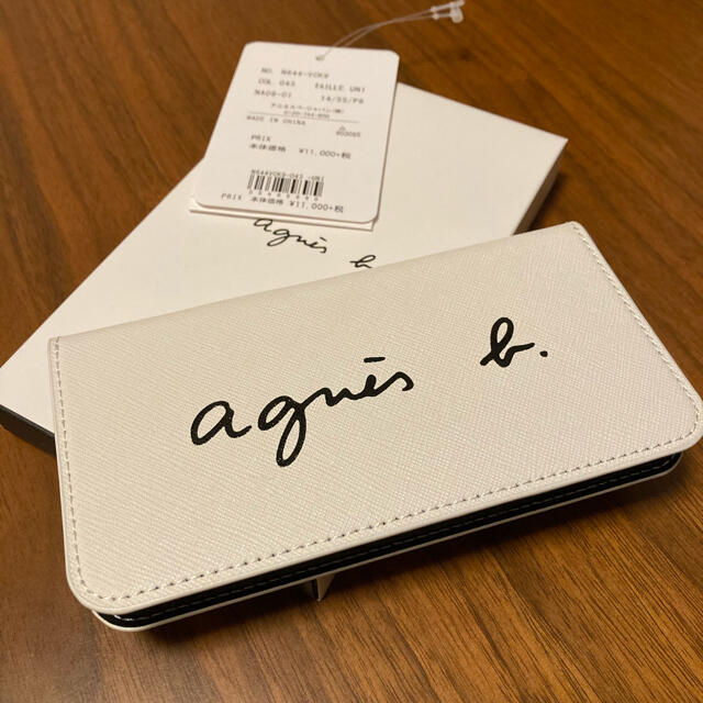 agnes b.(アニエスベー)の【新品未使用品】agnes b. アニエスベー　iPhoneスマホケース スマホ/家電/カメラのスマホアクセサリー(iPhoneケース)の商品写真