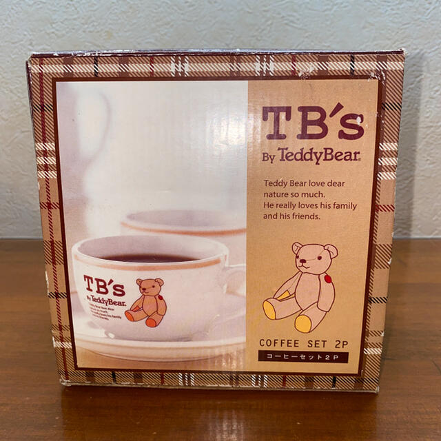 ドウシシャ(ドウシシャ)のテディベア　マグカップ　コーヒーセット２Ｐ　TB's by Teddy Bear インテリア/住まい/日用品のキッチン/食器(食器)の商品写真