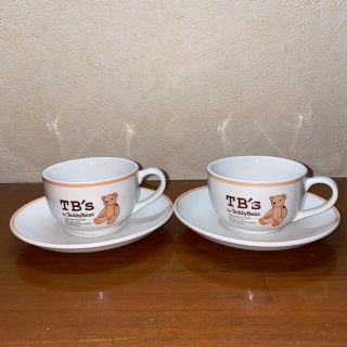 ドウシシャ(ドウシシャ)のテディベア　マグカップ　コーヒーセット２Ｐ　TB's by Teddy Bear(食器)