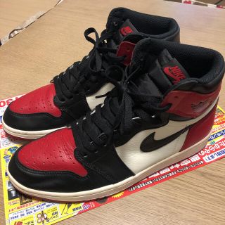 ナイキ(NIKE)のNIKE AIR JORDAN 1 RETRO HIGH OG BRED TOE(スニーカー)