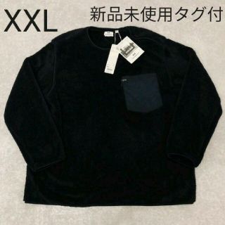 エンジニアードガーメンツ(Engineered Garments)の希少 XXL ユニクロ エンジニアードガーメンツ フリース プルオーバー 黒(スウェット)