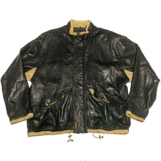 PELLE PELLE - 90s PELLEPELLE ペレペレ レザージャケット ブラック 42