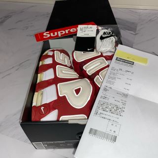 シュプリーム(Supreme)の【正規品】Supreme✖️Nike air more uptempo 27cm(スニーカー)