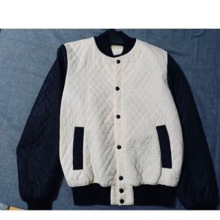 メゾンキツネ(MAISON KITSUNE')のメゾンキツネ スタジャン　ブルゾン 15ss(スタジャン)