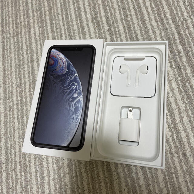 iPhone XR Black 64 GB SIMフリー【5218】-
