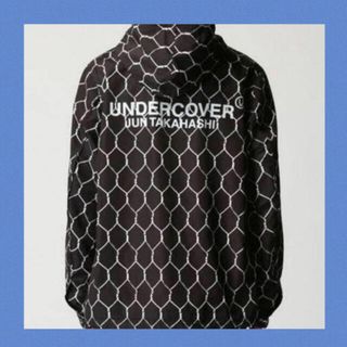 アンダーカバー(UNDERCOVER)の本物 アンダーカバー ロゴ フード ジャケット ワイヤー パーカー ダウン 新作(ナイロンジャケット)