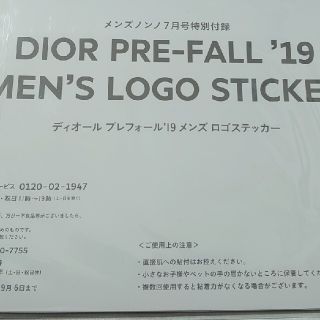 ディオール(Dior)のディオール プレフォール 19 メンズ ロゴステッカー(その他)