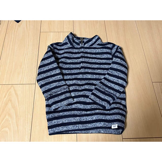 GAP(ギャップ)のgap トップス　2枚セット　ニット　ボーダー　18-24m　90 95  キッズ/ベビー/マタニティのキッズ服男の子用(90cm~)(ニット)の商品写真