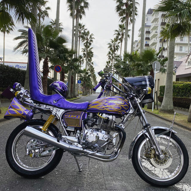 92%OFF!】 HONDA CB250TCB400T ホーク2 極 サイドクロスメガホン