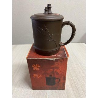 【中国陶芸】紫砂カップ　宜興紫砂杯（未使用）(陶芸)