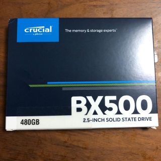 Crucial クルーシャル SSD 480GB CT480BX500SSD1の通販 by 手裏剣 ...