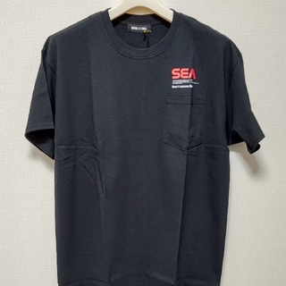 シー(SEA)の【新品未使用】WIND AND SEA T シャツ黒Lサイズ(Tシャツ/カットソー(半袖/袖なし))