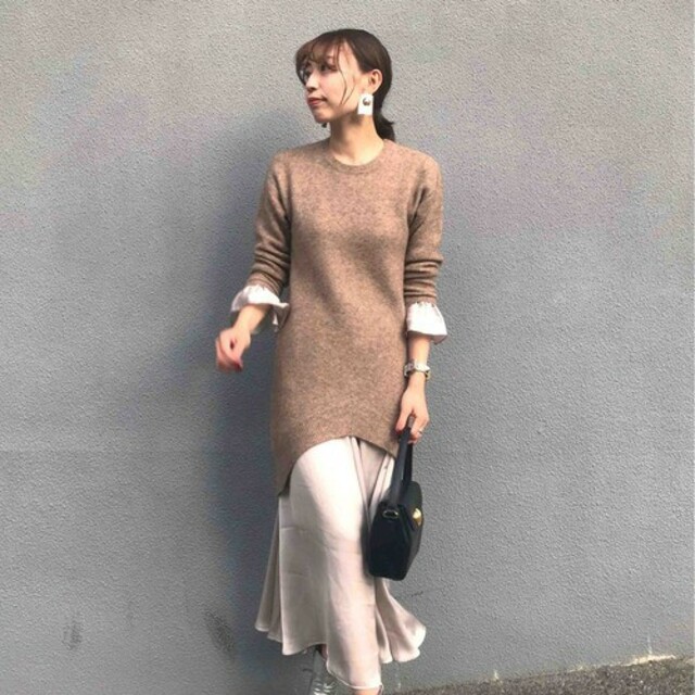 Ameri VINTAGE(アメリヴィンテージ)のアメリ　UNDRESSED MERMAID TIGHT KNIT DRESS レディースのワンピース(ロングワンピース/マキシワンピース)の商品写真