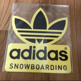 アディダス(adidas)の送料込み！アディダススノボー 黒 ステッカー(ウインタースポーツ)