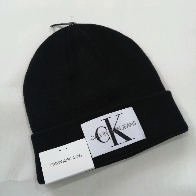 Calvin Klein(カルバンクライン)の新品 カルバンクライン ビーニー ニット帽 キャップ メンズの帽子(キャップ)の商品写真
