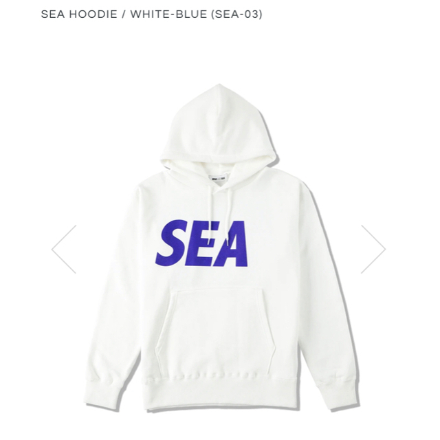 WIND AND SEA  SEA (sea-alive) HOODIE 白