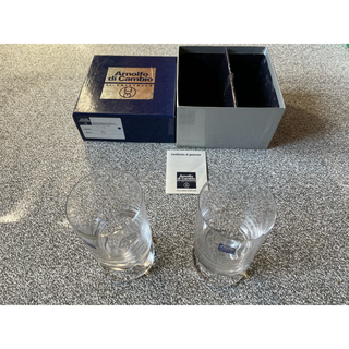 Arnolfo di Cambio glass グラス ２個セット 新品