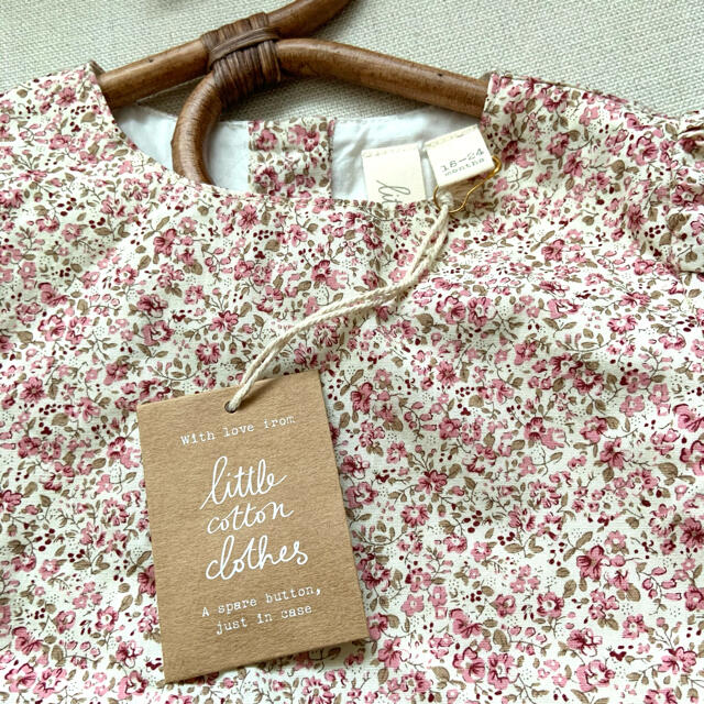 little  cotton clothes flower rompers  キッズ/ベビー/マタニティのベビー服(~85cm)(ロンパース)の商品写真