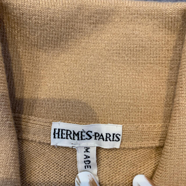 HERMES  カシミヤカーディガン　M  キャメル