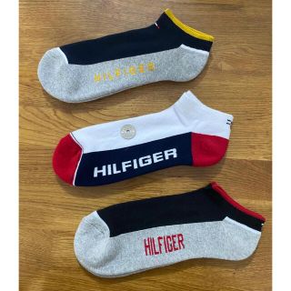 トミーヒルフィガー(TOMMY HILFIGER)の 新品トミーヒルフィガーTOMMY HILFIGERメンズソックス3足セット12(ソックス)