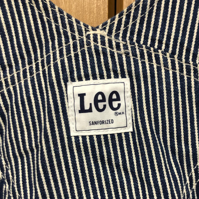 Lee(リー)のLee オーバーオール サロペット デニム　ヒッコリー　古着 メンズのパンツ(サロペット/オーバーオール)の商品写真