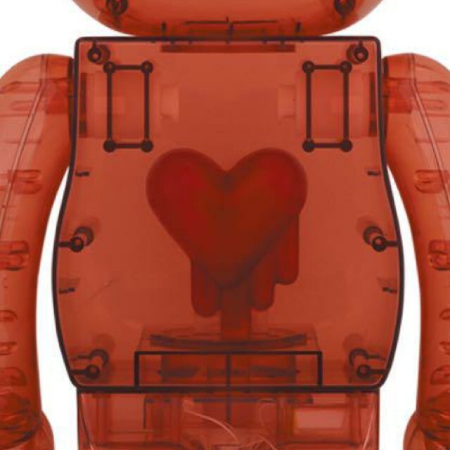 BE＠RBRICK Emotionally Clear Red Heart