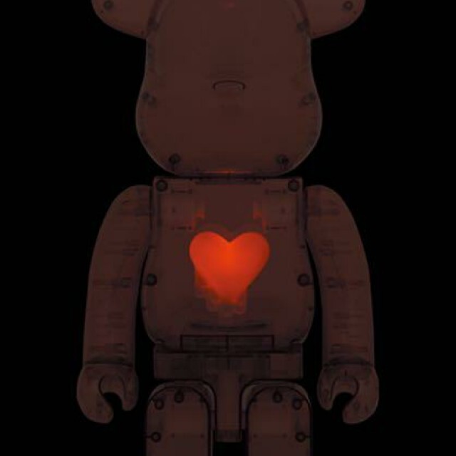 BE＠RBRICK Emotionally Clear Red Heart