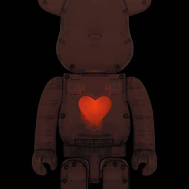 MEDICOM TOY(メディコムトイ)のBE＠RBRICK Emotionally Clear Red Heart エンタメ/ホビーのフィギュア(その他)の商品写真