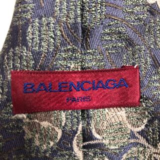 バレンシアガ(Balenciaga)のバレンシアガ  ネクタイ メンズ 柄 緑 紺 グレー BALENCIAGA 衣類(ネクタイ)