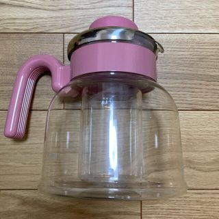 パイレックス(Pyrex)のパイレックス　ポット　ピンク　1400cc(食器)