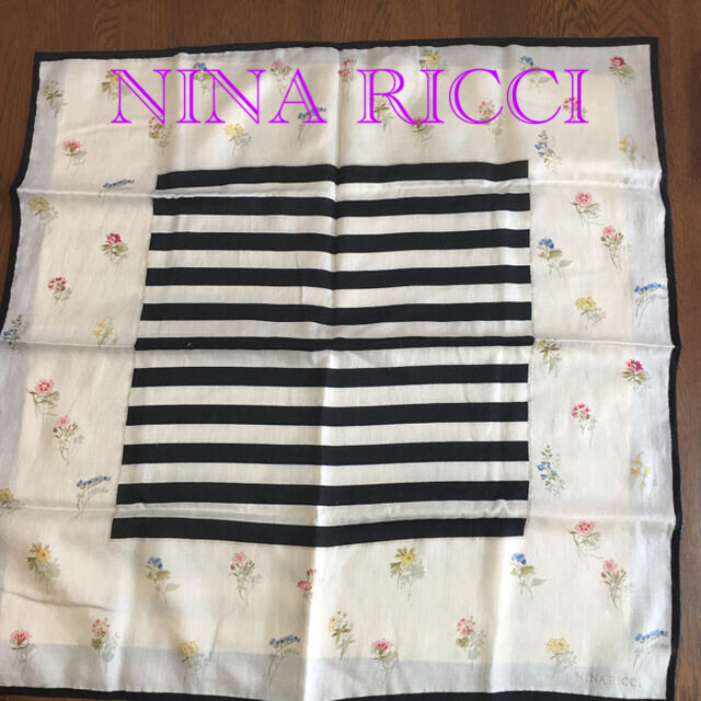 NINA RICCI(ニナリッチ)のNINA RICCI ブランドハンカチ　大判ハンカチ レディースのファッション小物(ハンカチ)の商品写真