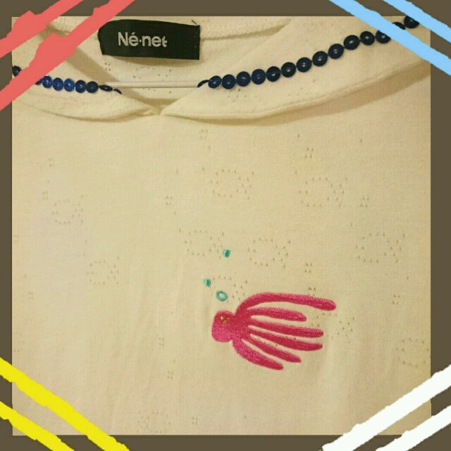 Ne-net(ネネット)のNe-net*ぷかぷかたこセーラーT レディースのトップス(Tシャツ(半袖/袖なし))の商品写真