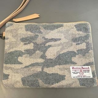 ハリスツイード(Harris Tweed)の【美品】クラッチバッグ ハリスツイード(セカンドバッグ/クラッチバッグ)