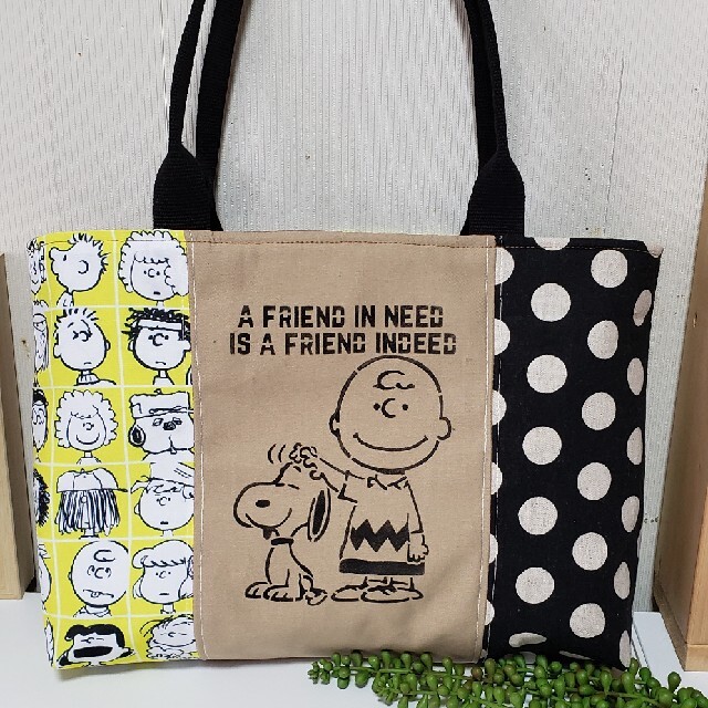 Snoopy スヌーピーハンドメイド トートバッグの通販 By Unoko S Shop スヌーピーならラクマ