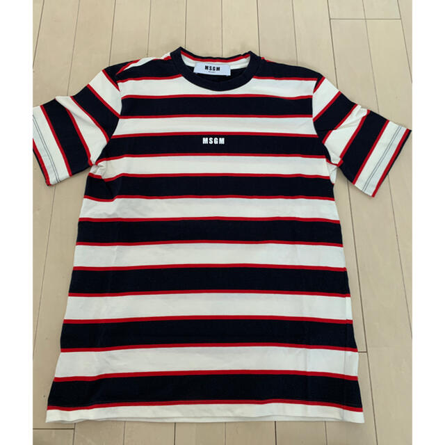 MSGM(エムエスジイエム)のMSGM ボーダー　Tシャツ メンズのトップス(Tシャツ/カットソー(半袖/袖なし))の商品写真