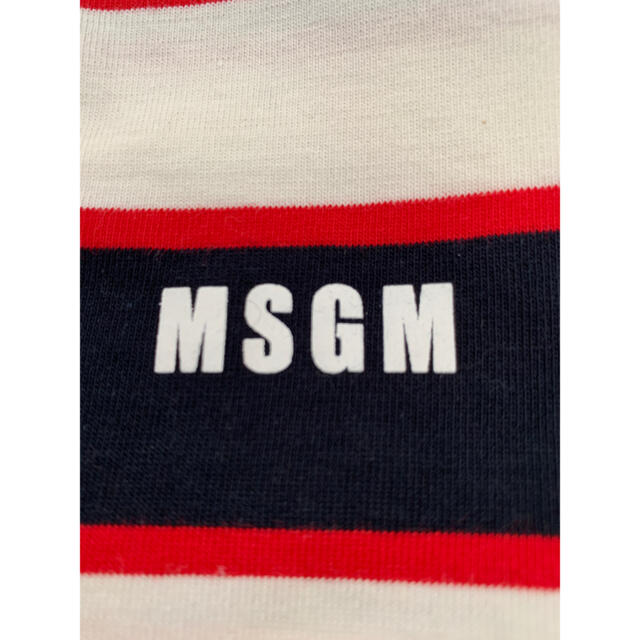 MSGM(エムエスジイエム)のMSGM ボーダー　Tシャツ メンズのトップス(Tシャツ/カットソー(半袖/袖なし))の商品写真